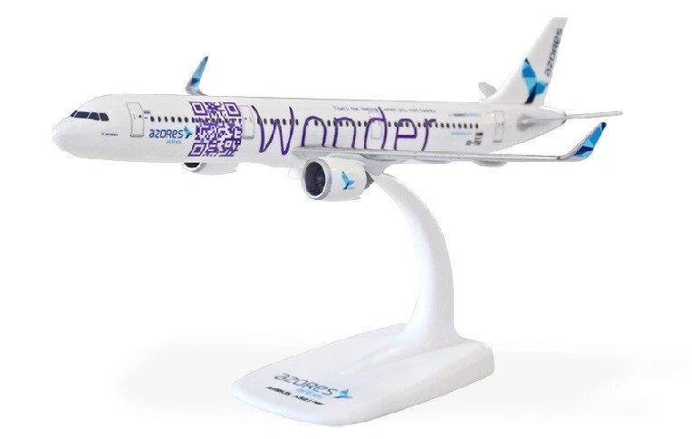 ¡Nuevo! Herpa 612371 Azores Airlines Airbus A321neo "Wonder" CS-TSG modelo 1:200 Foto 1 de 1