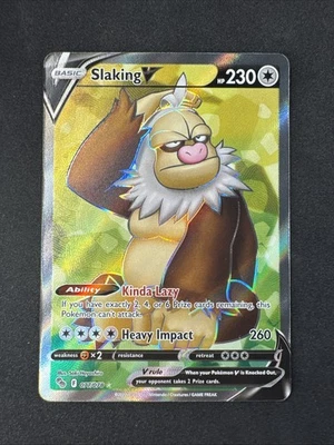 Slaking V (Full Art) 077/078 Pokémon GO Holo - Image 1 of 4