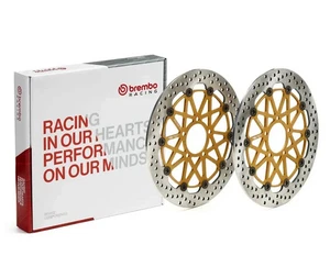 Brembo Front Brake Rotors Suzuki GSXR1000 GSXR600 GSXR750 GSX-R1000 Hayabusa - Picture 1 of 4