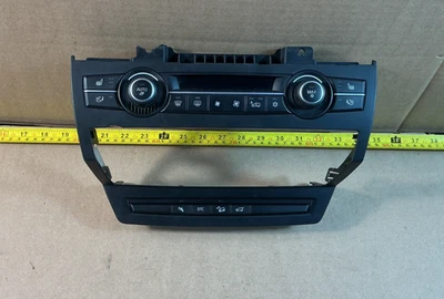 BMW X5 2007-2013 calefacción climatización panel de control de temperatura 9165683 OEM Foto 1 de 4