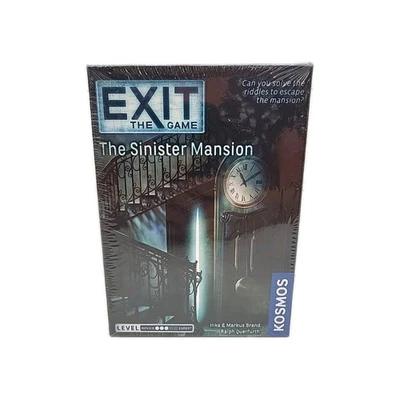 EXIT: THE GAME The Sinister Mansion Escape Room Card Game Kosmos 2021 Sealed New - Image 1 of 3