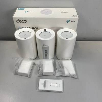 TP-Link - Deco BE65 BE11000 Whole Home Tri-Band Wi-Fi 7 Mesh Router System - Image 1 of 4
