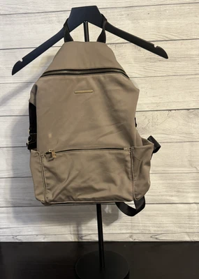 ALDO Women’s Black Nylon Backpack Gold Hardware 18” Tall Lightweight - Image 1 of 4