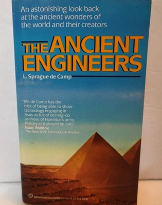 The Ancient Engineers (L. Sprague de Camp) 1988 paperback book - Image 1 of 4