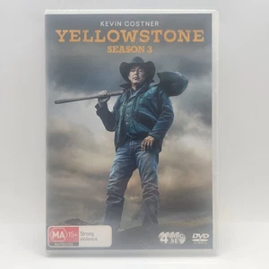 Yellowstone - Season  3 (2020) Kevin Costner / Region 4 *Good Condition* 4 DVD - Picture 1 of 4