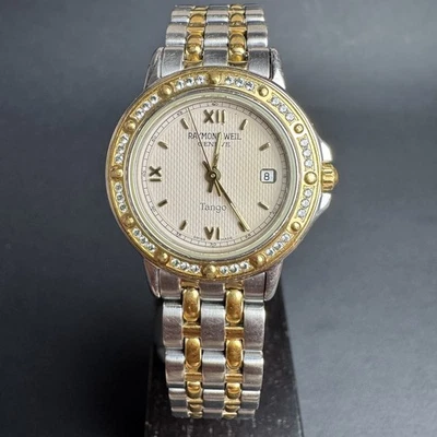 Ladies Raymond Weil Tango 5360 Gold Stainless Diamond Bezel Cream Dial Watch - Image 1 of 4