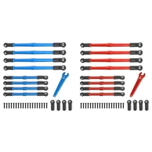 Traxxas 1/10 E-Revo 2.0 SUMMIT Aluminum Adjustable Push Rods & Toe Links Set - Picture 1 of 14