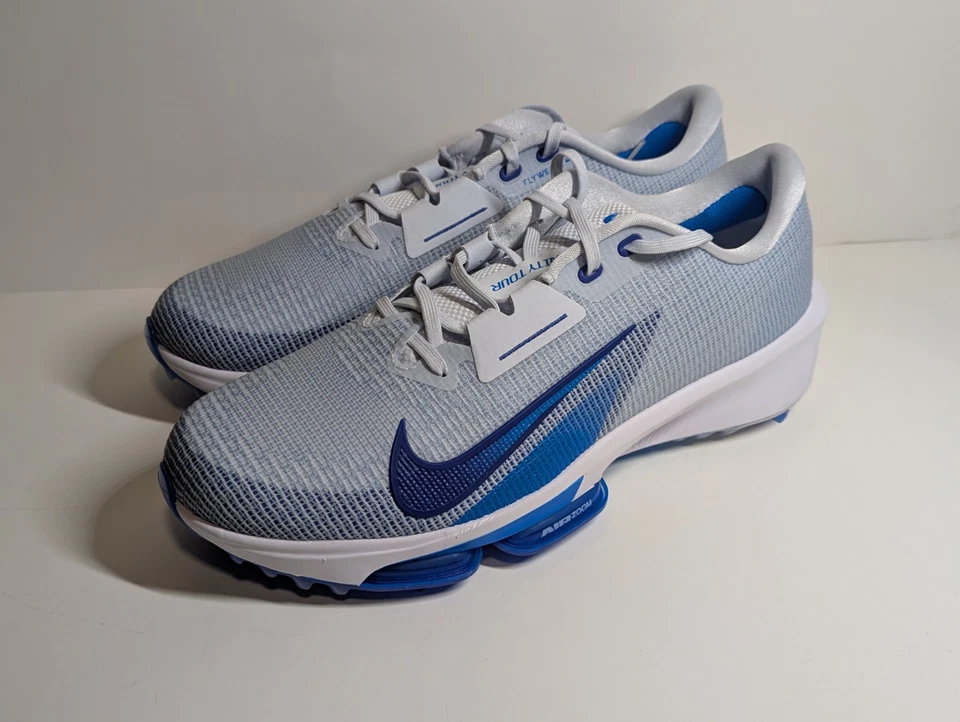 Nike Air Zoom Infinity Tour 2 Golf Gris Azul Hombre 13 Zapatos de Golf FD0217 001 Foto 1 de 4
