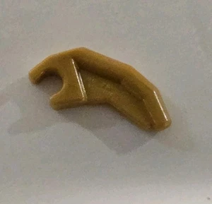 Lego Teile - Pearl Gold Barb / Kralle / Horn / Zahnspange abgewinkelt - Nr. 3171 - Bild 1 von 2