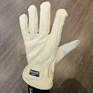 Thinsulate Fur Lined Leather Riggers Gloves sz M/L - Freezer Glove, Thermal Warm - Picture 1 of 8