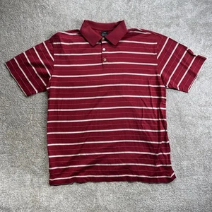 Vintage 90er Nike Golf Polo rot-weiß gestreift Gr. XL Nike Sheila am Ärmel - Bild 1 von 10