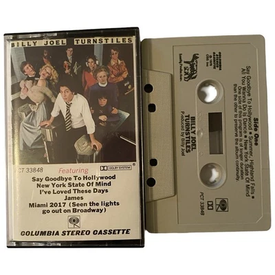 BILLY JOEL - TURNSTILES (CASSETTE TAPE) 1976 CBS. Free Shipping! - Image 1 of 2