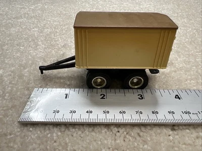 Remolque de grano de transporte Ertl Tyler original escala 1/64 fundido a presión negro sucio R9 Foto 1 de 4