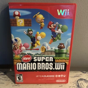 New Super Mario Bros (Wii, 2009) Complete and Tested Nintendo Game - Picture 1 of 5