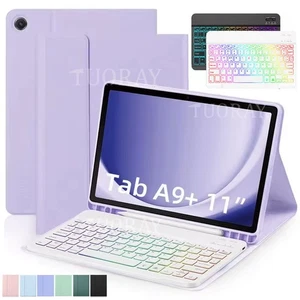 Für Samsung Galaxy Tab S10 S9 FE S8 S7 A9+ QWERTZ Bluetooth Tastatur Maus Hülle - Bild 1 von 62