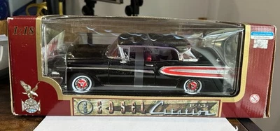 Road Legends 1:18 Die Cast 1958 Edsel Citation Black Red Convertible Car - Image 1 of 4
