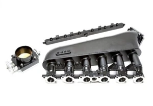 Collettore Aspirazione Completo BMW 3 5 E30 E34 320i 325i 520i 525i M20 Nero - Imagen 1 de 4