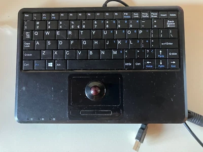 Perixx PERIBOARD-509H 509, Wired Super Mini 2 USB Trackball English Keyboard - Image 1 of 3