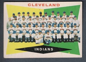 1960 TOPPS BASEBALL #174 Cleveland Indians Checklist 2nd Series Set-Break EX - Picture 1 of 4