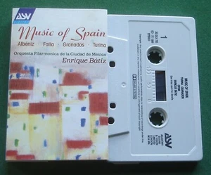 Music Of Spain Albeniz Falla Granados Turina Batiz Cassette Tape - TESTED - Picture 1 of 2