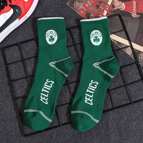 Boston Celtics NBA Team Socks Mens size 6.5-10.5  absorbent comfortable Cover