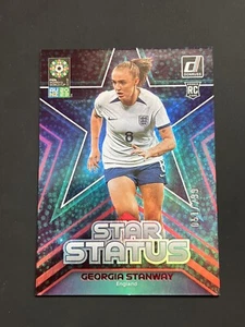 2023 Donruss Women's World Cup Star Status Red 051/299 Georgia Stanway England - Picture 1 of 2