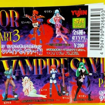 Yujin SR Vampire Savior Gals Collection Parte 3 Gashapon Color Conjunto de 6 peças - Imagem 1 de 4