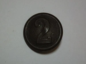 WWI WW1 Original German Army 2. Regiment Military Army Button (1304) - Picture 1 of 4