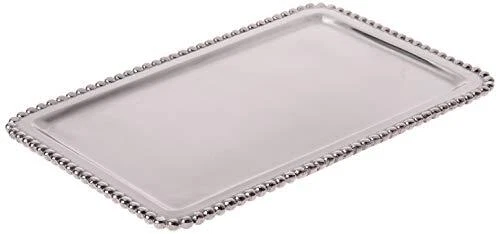 Mariposa Beaded Square Tray 3200