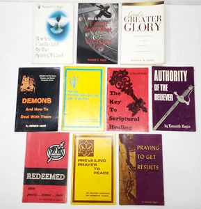 Kenneth Hagin Books Lot Of 10 Vintage Christian Theology Set Bible Study Faith - Picture 1 of 10