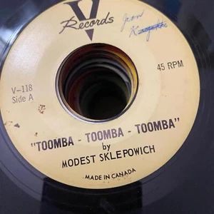 Modest Sklepowich -Beside the Woodland's/Toomba-Toomba-Toomba V-118 45rpm VG R21 - Picture 1 of 2