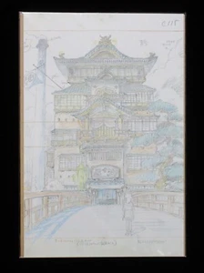 Réplica Anime Spirited Away Cel Original Genga Hayao Miyazaki Studio Ghibli - Imagen 1 de 5