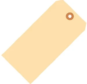 Manila Shipping Tags 3 3/4 x 1 7/8" 10 Pt. 1000 tag case. no string, no wire - Picture 1 of 1
