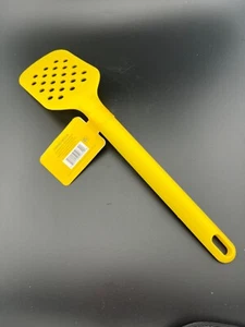 CWC Silikon Schlitz Wender Spatel Gelb Kochen mit Farbe Küchenutensilien NEU - Bild 1 von 3