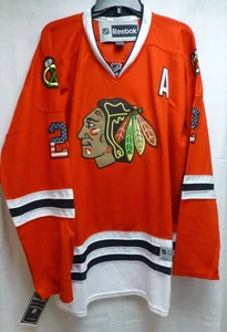 Reebok CCM Duncan Keith Chicago Blackhawks Jersey Patriotic Stitched Sz 3XL - Picture 1 of 6