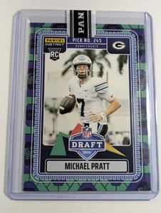 2024 Panini Instant NFL Draft Night Michael Pratt Rookie Card RC #D /10 QTY - Picture 1 of 8