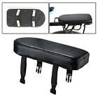 Bike Rear Seat Cushion PU Leather Breathable Comfortable Wide Big for Riding