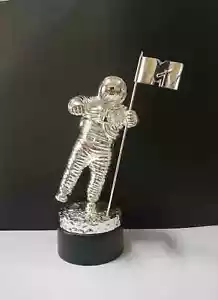 Silver Moonman VMA Award Statua Trofeo MTV Music Video Award con scatola - Foto 1 di 4