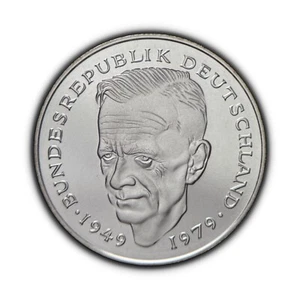 GERMANY. 1979, 2 Mark, J - Hamburg, Dr. Kurt Schumacher, Proof 1 - Picture 1 of 3