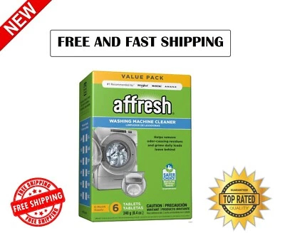 Affresh Washing Machine Cleaner, 6 Month Supply, Cleans Front Load and Top Load - Image 1 of 4