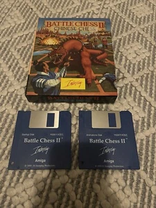 Battle Chess II 2 Commodore Amiga Interplay 1990 Rare- Untested - Picture 1 of 7