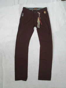 Herren Hose burgunder 30 32 34 36 38 x 30 32 34 NEU Santa Monica Polo Club Baumwolle - Bild 1 von 7