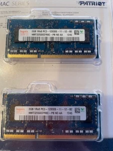 Hynix HMT325S6CFR8C 4GB (2x2GB) DDR3L Laptop RAM Memory PC3-12800S - Picture 1 of 1