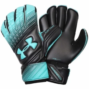 Guantes de portero de fútbol Under Armour UA Magnetico Premier GK tallas negro/verde azulado - Imagen 1 de 3