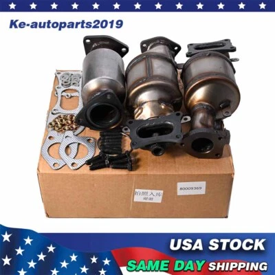 Catalytic Converter Set For 2009-2019 Honda Ridgeline Pilot Accord Odyssey 3.5L - Image 1 of 4