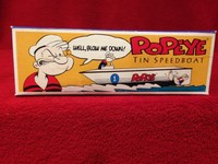 popeye tin speedboat