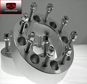 2 Pc 94-11 Dodge Ram 2500 3500 2x4 4x4 Diesel 1.50" Wheel Spacers Adapter 8650C9 - Picture 1 of 7