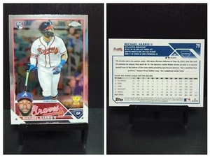 2022 Topps Chrome Michael Harris RC Chrome Rookie Atlanta Braves - Bild 1 von 2