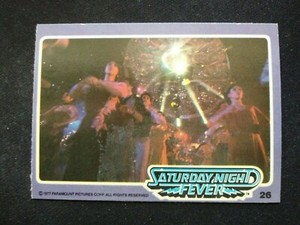 1977 Dunruss Saturday Night Fever Card # 26 (VG/EX)