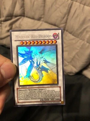 Majestic Red Dragon ABPF-EN040 Ghost Rare 1ST EDITION Heavily Played Yugioh - Image 1 of 4